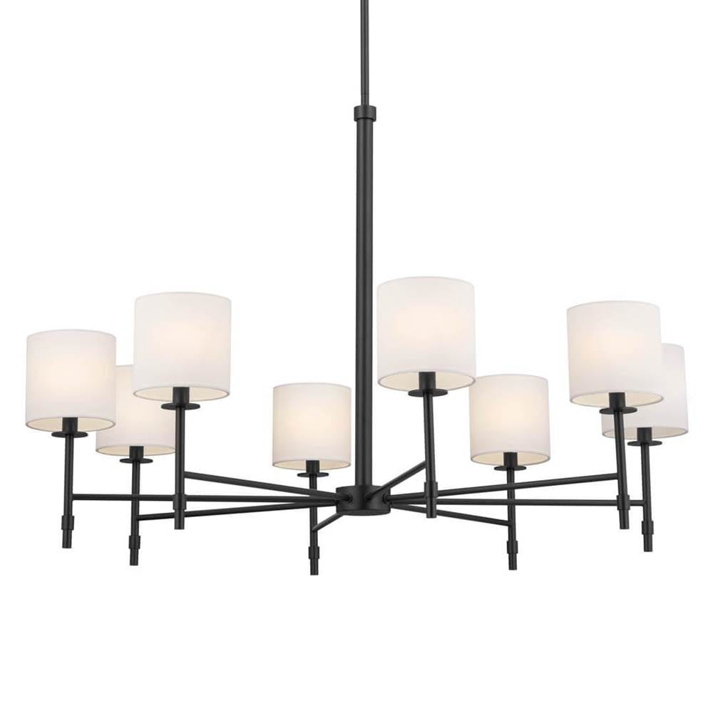 Kichler Lighting 52502BK Black Chandelier 8lt Image 3