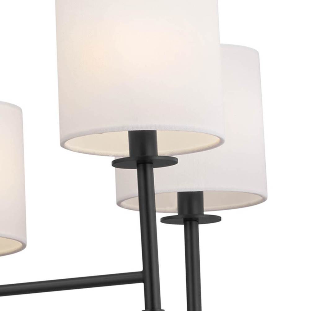 Kichler Lighting 52502BK Black Chandelier 8lt Image 4
