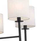 Kichler Lighting 52502BK Black Chandelier 8lt Image 4