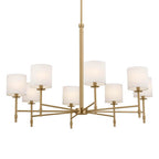 Kichler Lighting 52502BNB Brushed Natural Brass Chandelier 8lt Image 3