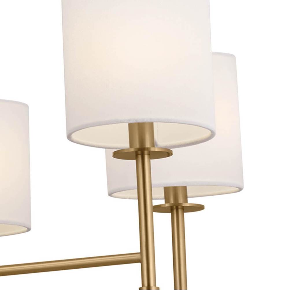 Kichler Lighting 52502BNB Brushed Natural Brass Chandelier 8lt Image 4