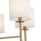 Kichler Lighting 52502BNB Brushed Natural Brass Chandelier 8lt Image 4
