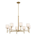Kichler Lighting 52502BNB Brushed Natural Brass Chandelier 8lt Image 1
