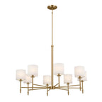 Kichler Lighting 52502BNB Brushed Natural Brass Chandelier 8lt Image 1