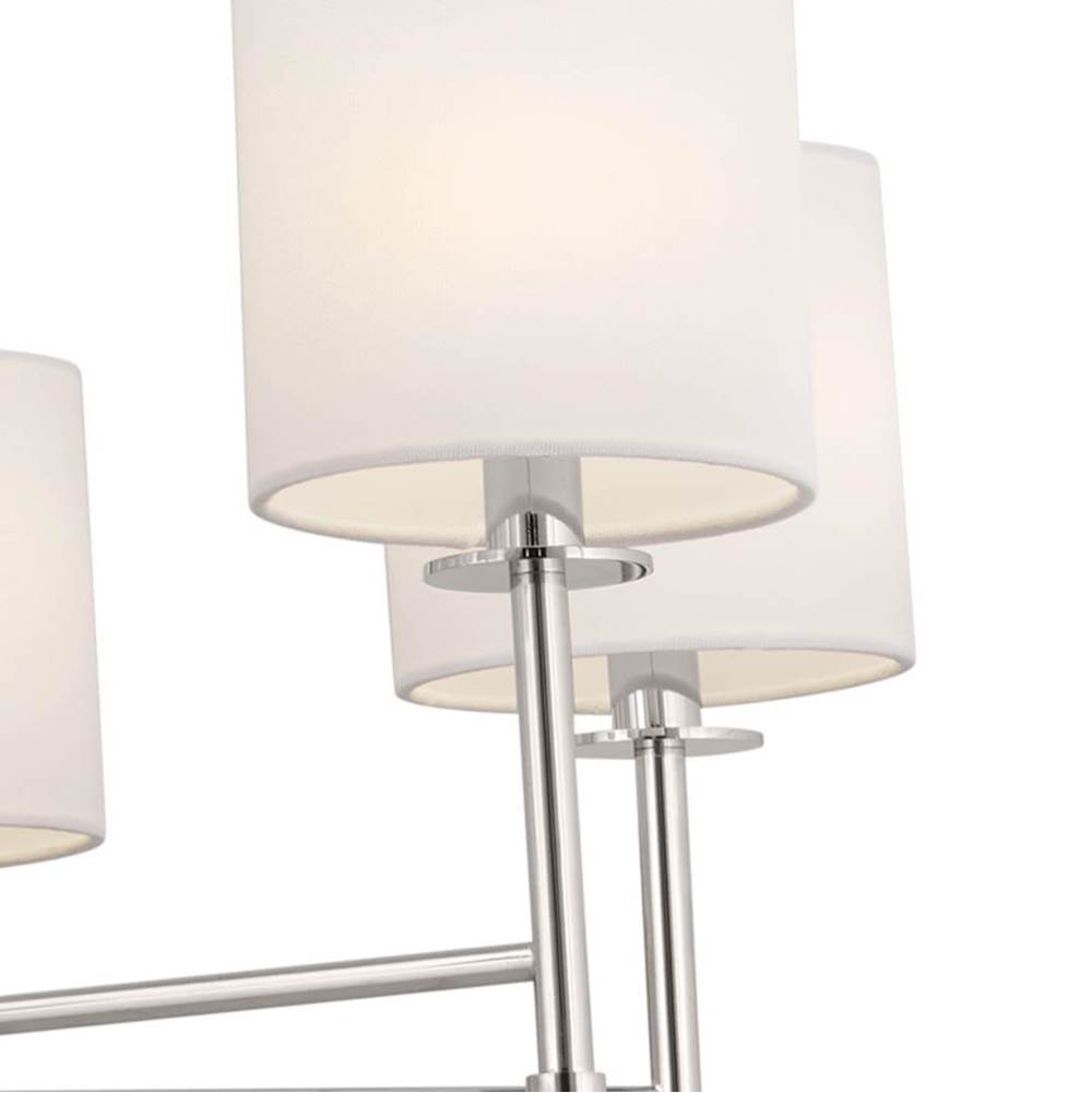 Kichler Lighting 52502PN Polished Nickel Chandelier 8lt Image 4