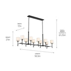 Kichler Lighting Ali Linear Chandelier 10lt