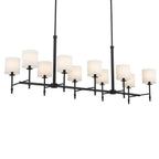 Kichler Lighting 52503BK Black Linear Chandelier 10lt Image 3