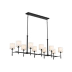 Kichler Lighting 52503BK Black Linear Chandelier 10lt Image 1
