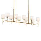 Kichler Lighting 52503BNB Brushed Natural Brass Linear Chandelier 10lt Image 3