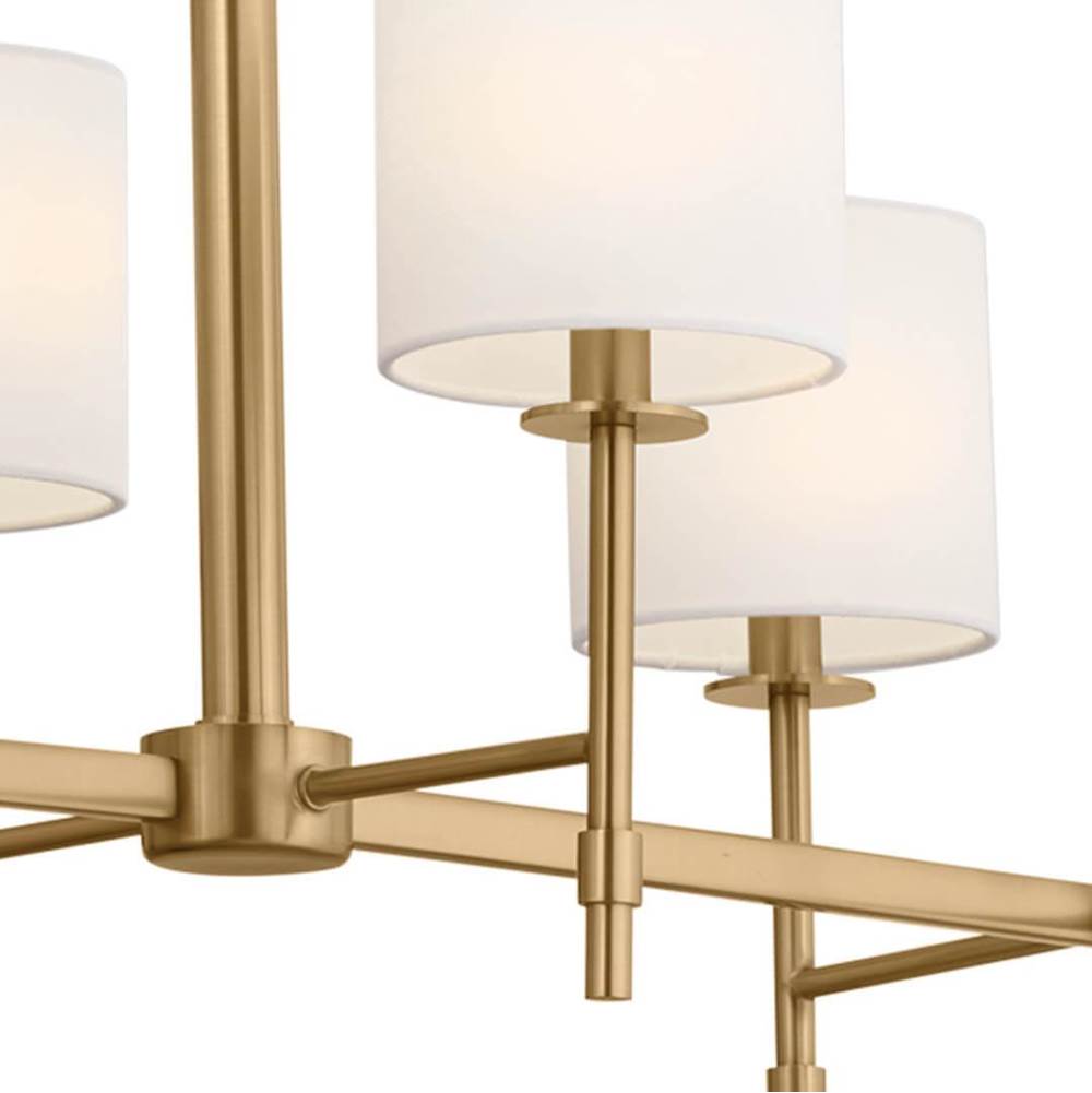 Kichler Lighting 52503BNB Brushed Natural Brass Linear Chandelier 10lt Image 5