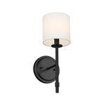 Kichler Lighting 52505BK Black Wall Sconce 1lt Image 1