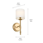 Kichler Lighting Ali Wall Sconce 1lt