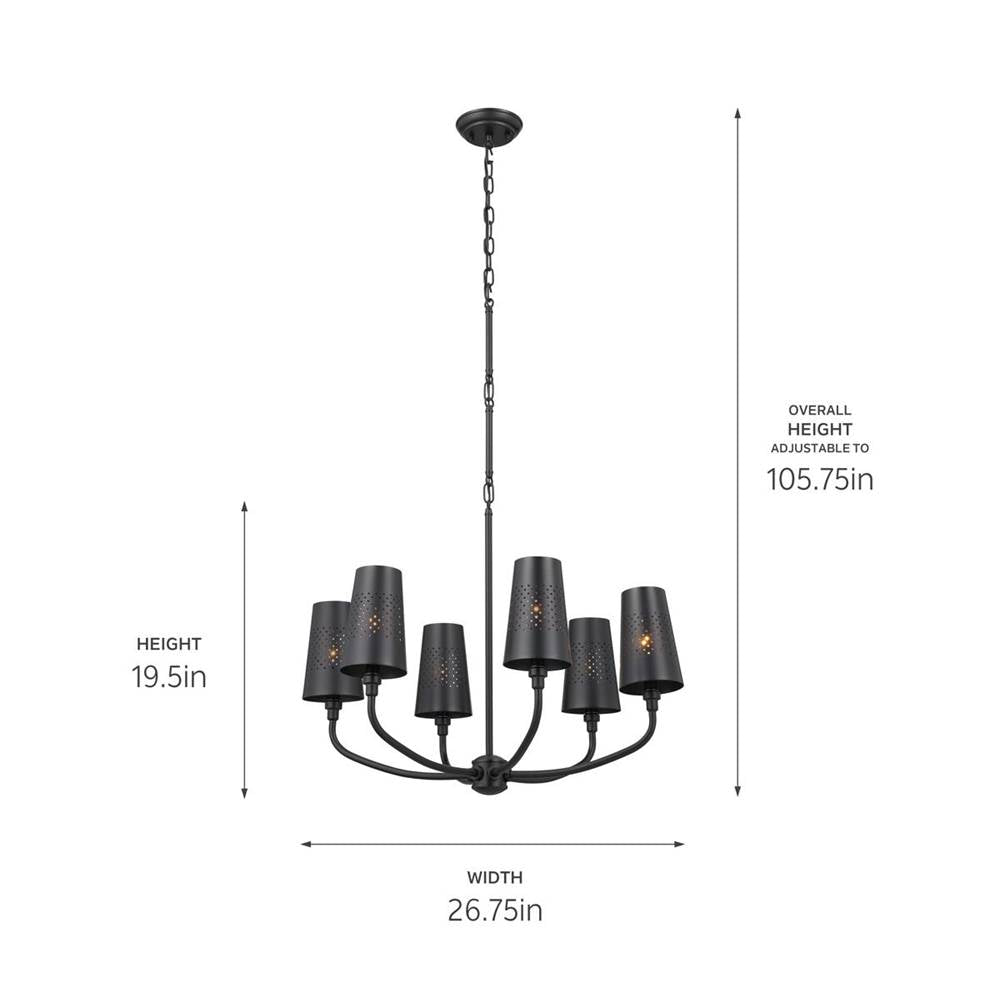 Kichler Lighting Adeena Chandelier 6lt