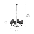 Kichler Lighting Adeena Chandelier 6lt
