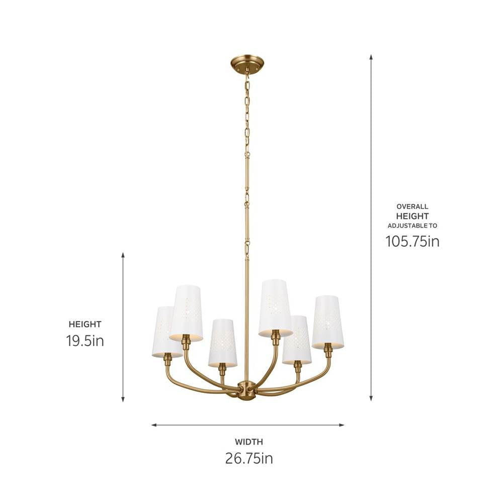 Kichler Lighting Adeena Chandelier 6lt