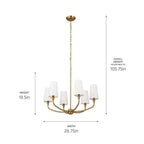 Kichler Lighting Adeena Chandelier 6lt