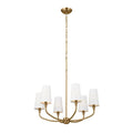 Kichler Lighting 52508BNB Brushed Natural Brass Chandelier 6lt Image 1