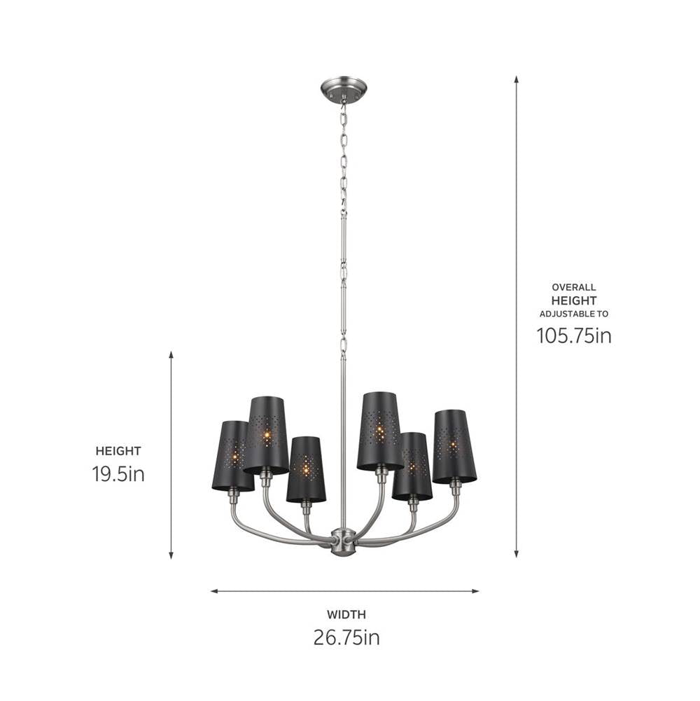Kichler Lighting Adeena Chandelier 6lt