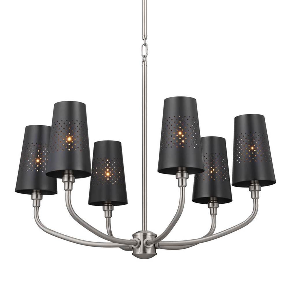 Kichler Lighting 52508CLP Classic Pewter Chandelier 6lt Image 3