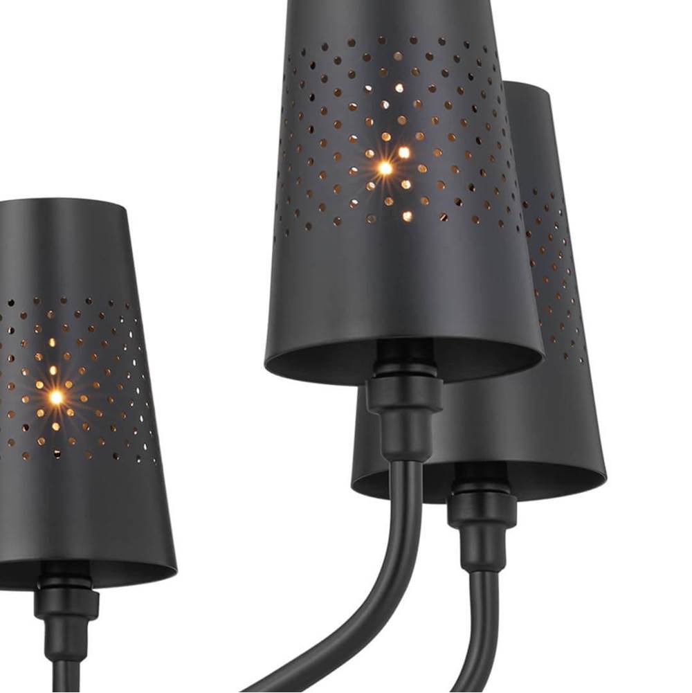 Kichler Lighting 52509BK Black Chandelier 8lt Image 4