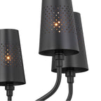 Kichler Lighting 52509BK Black Chandelier 8lt Image 4