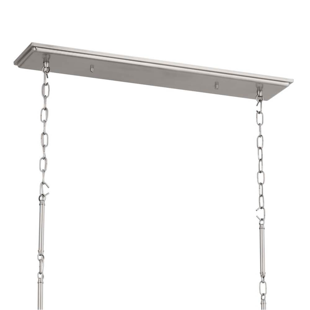 Kichler Lighting 52510CLP Classic Pewter Linear Chandelier 8lt Image 2