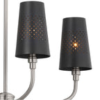 Kichler Lighting 52510CLP Classic Pewter Linear Chandelier 8lt Image 4