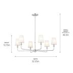 Kichler Lighting Pallas Chandelier 6lt