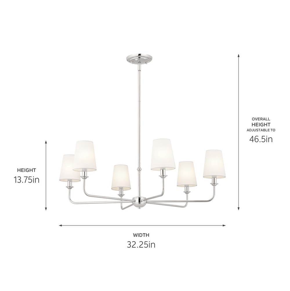Kichler Lighting Pallas Chandelier 6lt