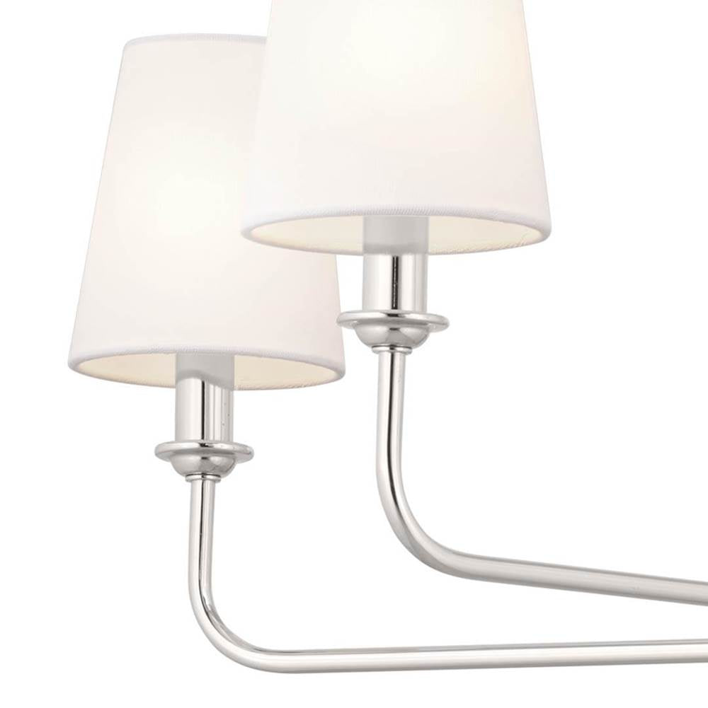 Kichler Lighting 52516PN Polished Nickel Chandelier 6lt Image 4