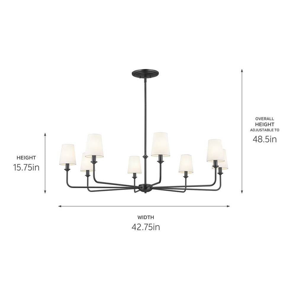 Kichler Lighting Pallas Chandelier 8lt