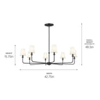 Kichler Lighting Pallas Chandelier 8lt