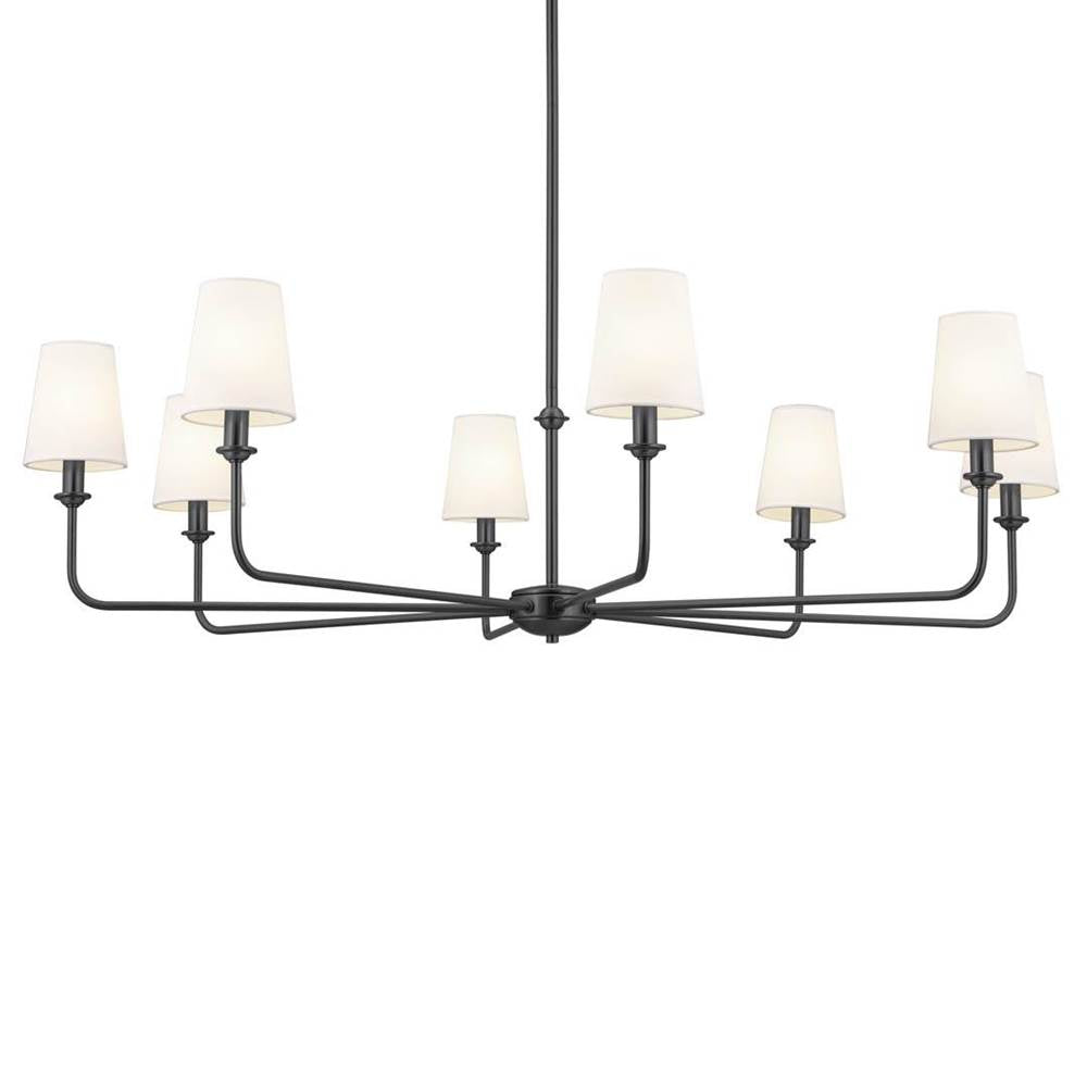 Kichler Lighting 52517BK Black Chandelier 8lt Image 3