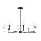 Kichler Lighting 52517BK Black Chandelier 8lt Image 1