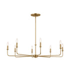 Kichler Lighting 52517BNB Brushed Natural Brass Chandelier 8lt Image 9