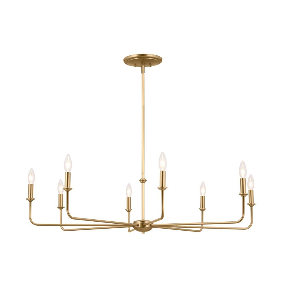 Kichler Lighting 52517BNB Brushed Natural Brass Chandelier 8lt Image 9