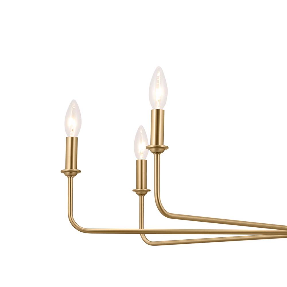 Kichler Lighting 52517BNB Brushed Natural Brass Chandelier 8lt Image 5