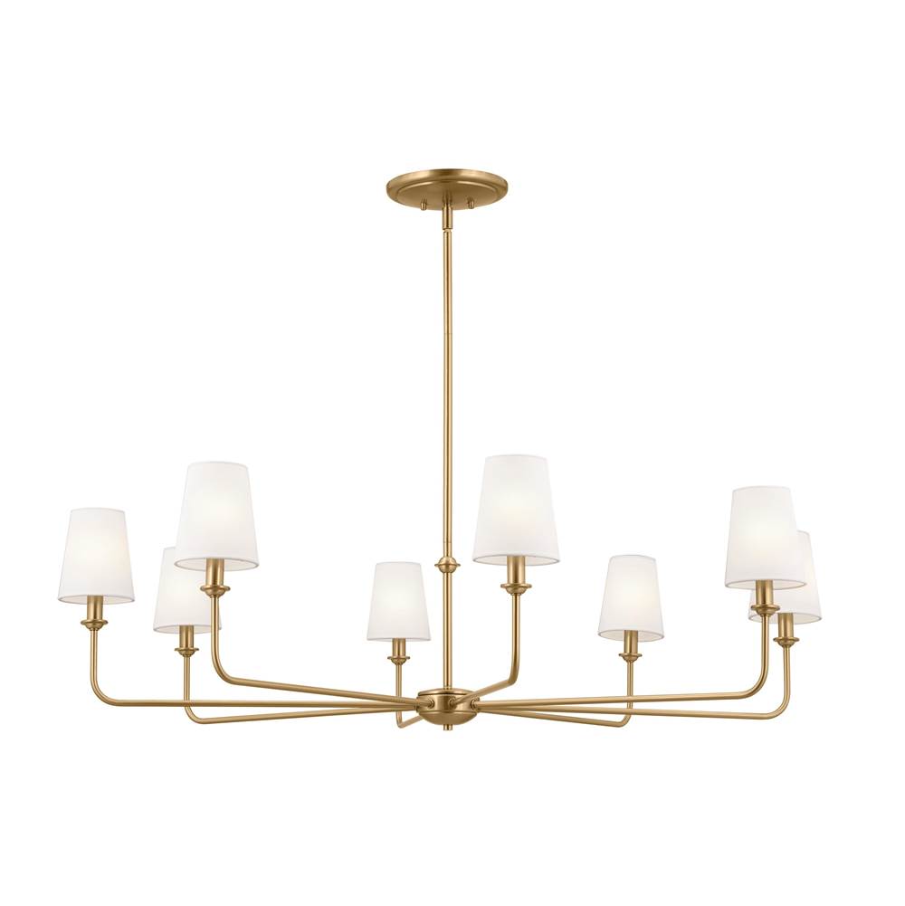 Kichler Lighting 52517BNB Brushed Natural Brass Chandelier 8lt Image 2