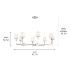 Kichler Lighting Pallas Chandelier 8lt