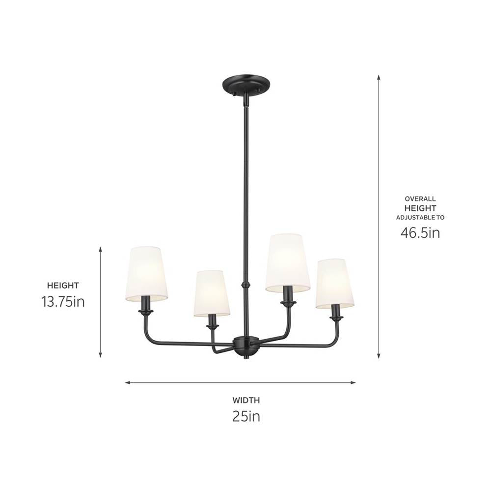 Kichler Lighting Pallas Mini Chandelier 4lt