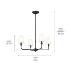 Kichler Lighting Pallas Mini Chandelier 4lt