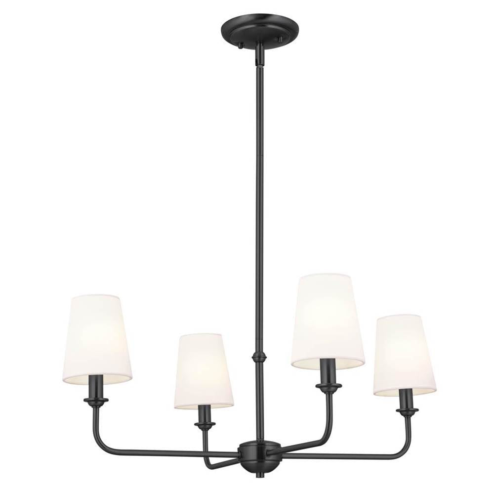 Kichler Lighting 52520BK Black Mini Chandelier 4lt Image 1
