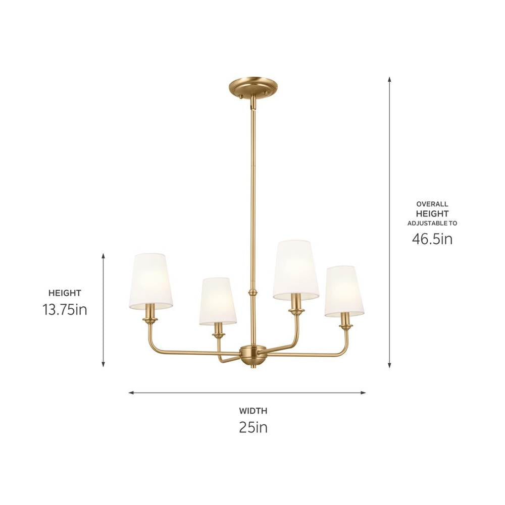 Kichler Lighting Pallas Mini Chandelier 4lt