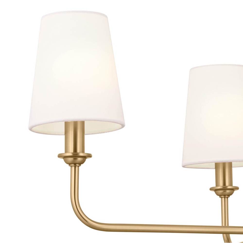 Kichler Lighting 52520BNB Brushed Natural Brass Mini Chandelier 4lt Image 4