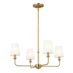 Kichler Lighting 52520BNB Brushed Natural Brass Mini Chandelier 4lt Image 1