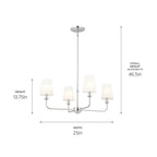 Kichler Lighting Pallas Mini Chandelier 4lt