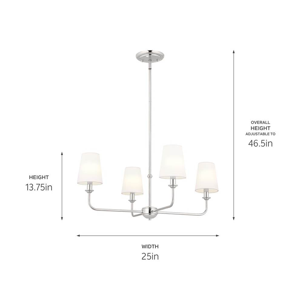 Kichler Lighting Pallas Mini Chandelier 4lt