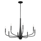 Kichler Lighting 52526BK Black Chandelier 8lt Image 1