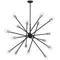 Kichler Lighting 52537BK Black Armstrong 63'' 16 Light Chandelier In Black Image 1
