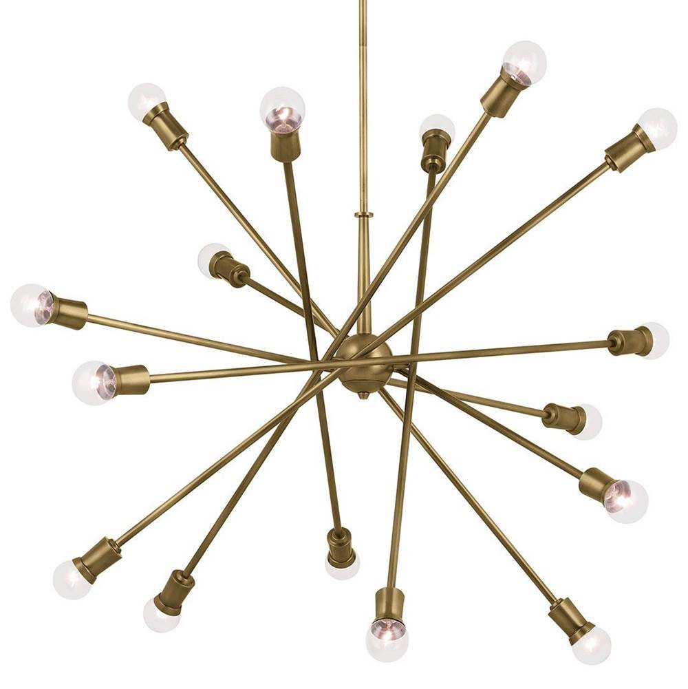 Kichler Lighting Armstrong 63'' 16 Light Chandelier In Black